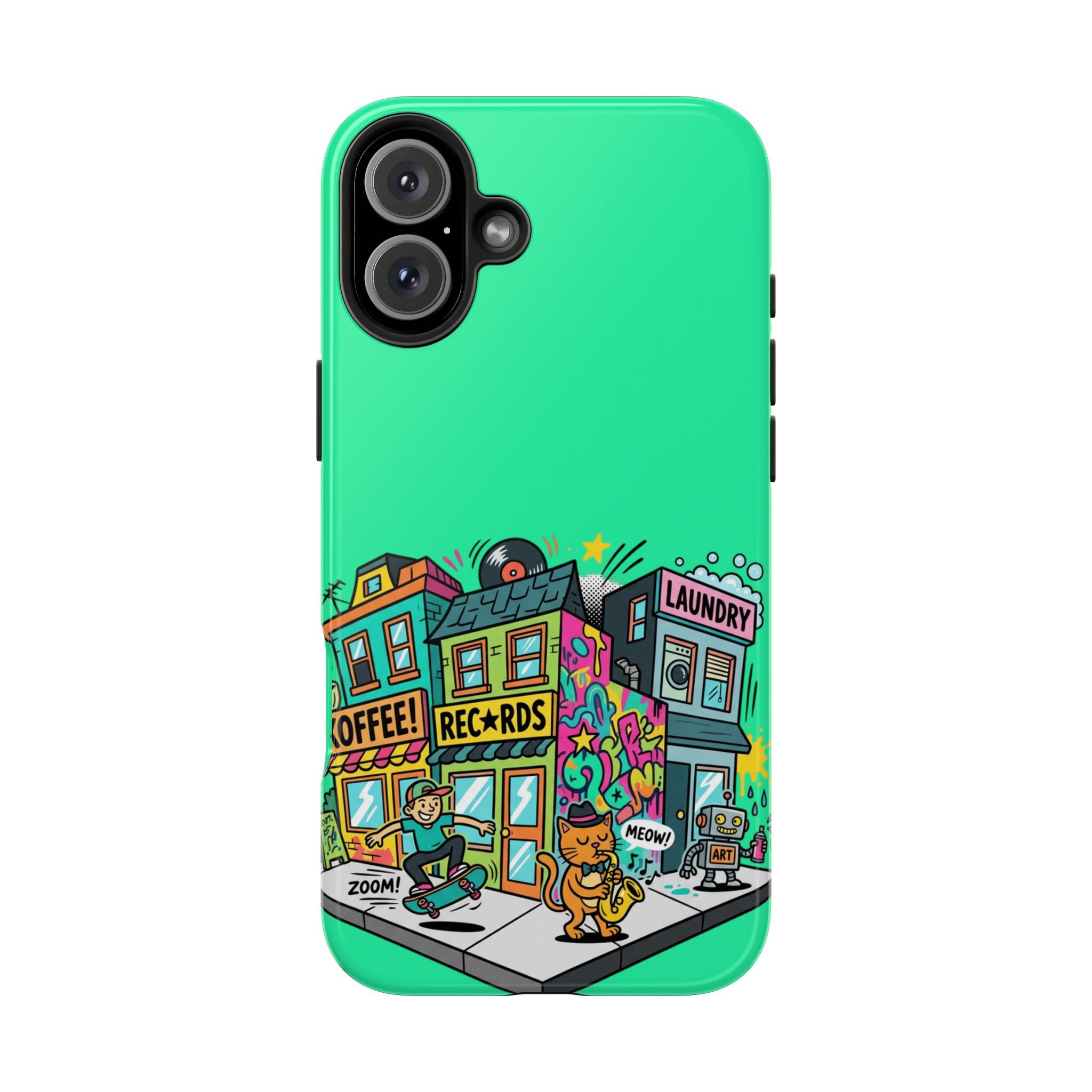 Phone Case | Tough Protective Cover with Colorful Street Art