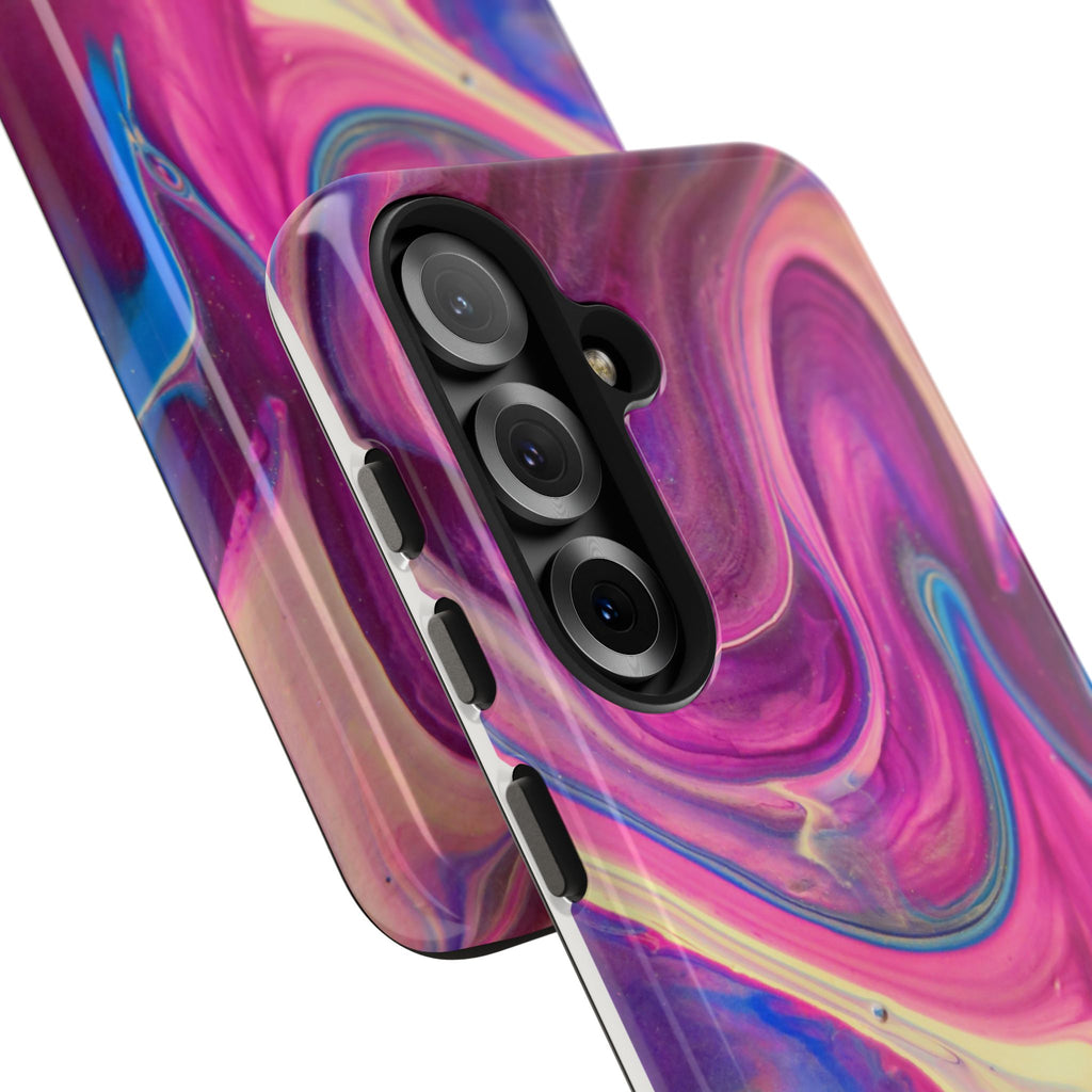 Phone Case | Protective Artistic Paint Pour Design